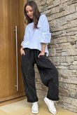 Duran Barrel Leg Jean Vintage Black
